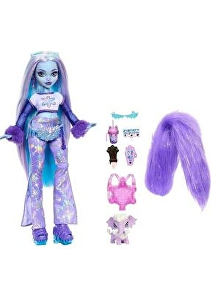 High Abbey Bominable Yeti Kız Çocuk Oyuncak Bebeği HNF64 Karakter Temalı Eğlenceli Aksesuarlar