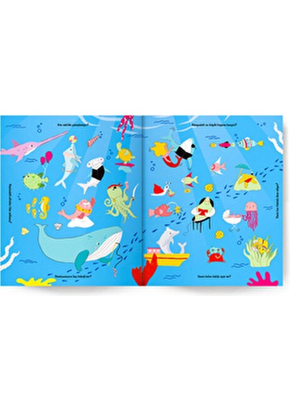 Merak Ediyorum Hayvanlar Eğitici Resimli Kitap 2+ Yaş İçin Renkli Tasarım