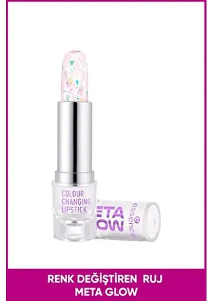 Renk Değiştiren Meta Glow Ruj Özellikleri ile Işıltılı ve Ph-Reaktif Şık Ambalajda fiyatları