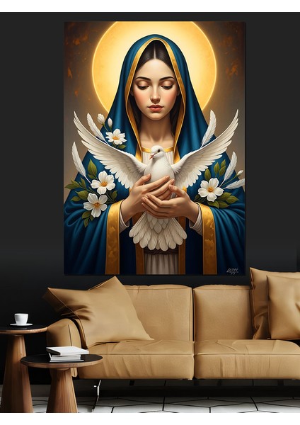 Mistik Kadın Sanat Dijital Dekoratif Kanvas - Mdf Ahşap Tablo modelleri