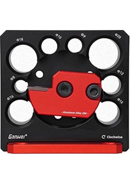 Ganwei Ayarlanabilir Dübel Maker Metric 8MM-20MM Elektrikli Matkap Freze Dübel Yuvarlak Çubuk Yardımcı Araç Ağaç Işleme Aracı (Yurt Dışından)