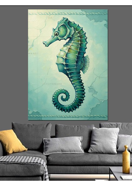 Denizatı Su Altı Yaşamı Dekoratif Kanvas - Mdf Ahşap Tablo indirimleri
