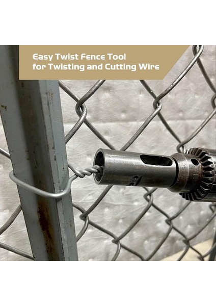 2 Adet 9 Gauge Büküm Bağları Mukavemetli Ez Bükülme Çit Aracı Çit Bağları Matkap Bükülme Bağları Aracı Için (Yurt Dışından) modelleri