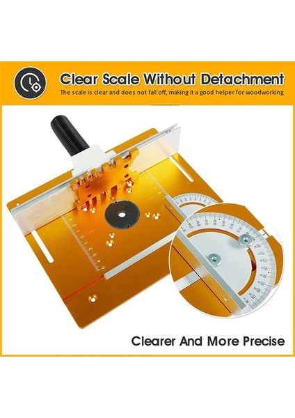 Alüminyum Yönlendirici Tablo Ekleme Plaka Ahşap Freze Çarpıştırma Tahtası Miter Gauge Yönlendirici Düzenleyicisi Ahşap Aracı B Aracı B (Yurt Dışından) fiyatları