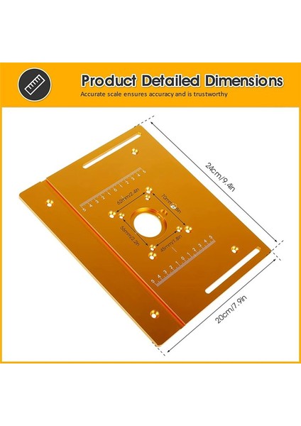 Alüminyum Yönlendirici Tablo Ekleme Plaka Ahşap Freze Çarpıştırma Tahtası Miter Gauge Yönlendirici Düzenleyicisi Ahşap Aracı B Aracı B (Yurt Dışından) fırsatları