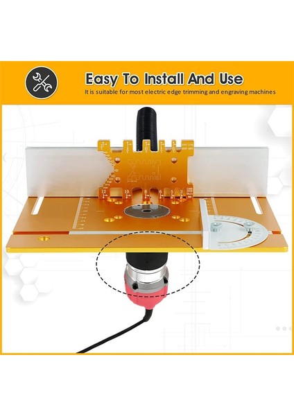 Alüminyum Yönlendirici Tablo Ekleme Plaka Ahşap Freze Çarpıştırma Tahtası Miter Gauge Yönlendirici Düzenleyicisi Ahşap Aracı B Aracı B (Yurt Dışından) indirimleri