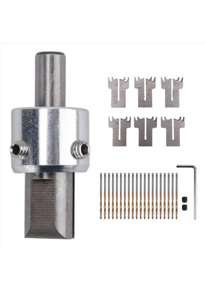 30 Pcs Halka Matkap Bit Seti 16-21 mm Bıçaklar Ahşap Halka Matkap Bit Ahşap Yüzük Maker Çelik Ahşap Boncuk Matkap Bit (Yurt Dışından)