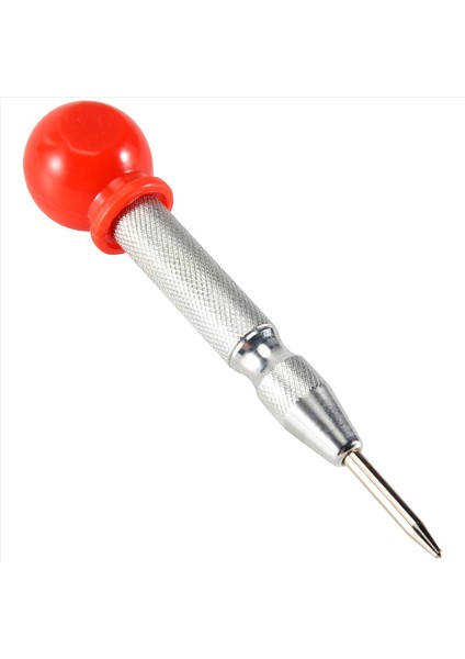 1pcs Hss Center Punch Stator Yumruk Otomatik Merkez Pim Yumruk Yay Yüklü Işaretleme Sondaj Aracı Koruyucu Bir Kılıf Kırmızısı ve Gümüş (Yurt Dışından)