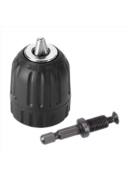 2 Adet Elle Sıkıştırma Seti Adaptör Ağır Hizmet Tipi 10MM Anahtarsız Matkap Adaptör Donanım Aletleri ile (Yurt Dışından)