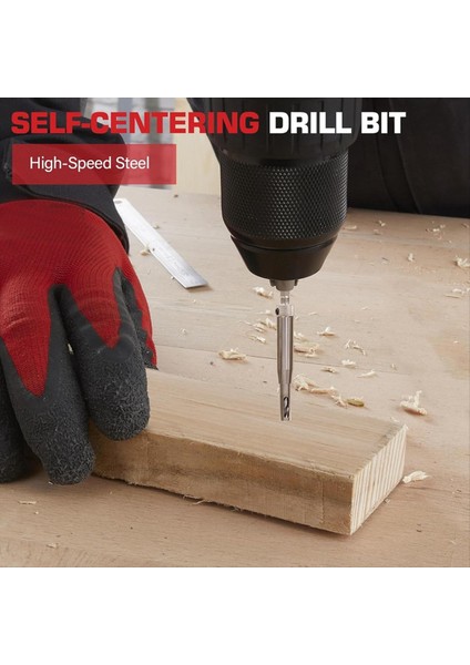 16PCS Kendi Kendini Merkezleme Matkap Bit Seti 1/4 Inç Hex Shank Kendinden Merkezleme Menteşe Çekirdek Matkap Bit Pencere Kapısı Menteşe (Yurt Dışından) fırsatları