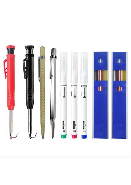 Mekanik Marangoz Kalem Seti Grafiti Işaretleme Araçları Marangozlar Inşaat Işçileri Için Uygun (Yurt Dışından)