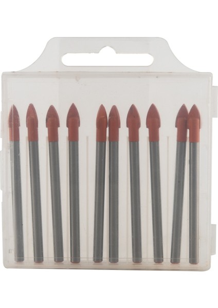 10 Adet 6mm Cam ve Fayans Matkap Bitleri Set Karbür Sondaj Aracı (Yurt Dışından)