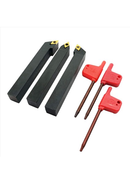 9pcs 1/2 Inç Cnc Torna Karbür Turning Araçları Dizinlenebilir Tutucu Seti SDNCN1212H07 + SDJCL1212H07 + 9pcs DCMT070204 Ekle (Yurt Dışından) fiyatları