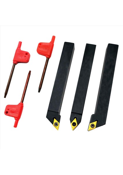 9pcs 1/2 Inç Cnc Torna Karbür Turning Araçları Dizinlenebilir Tutucu Seti SDNCN1212H07 + SDJCL1212H07 + 9pcs DCMT070204 Ekle (Yurt Dışından) indirimleri