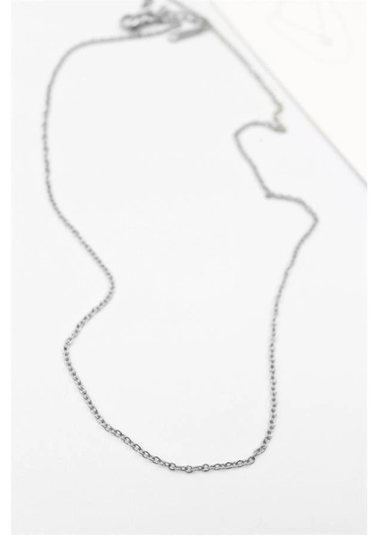 Litaetrend Çelik Zincir Kolye - 45 cm - Gümüş fiyatları