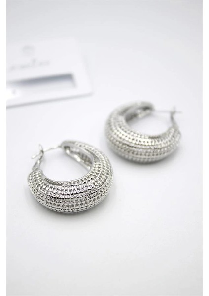 Litaetrend Telkari Halka Küpe - Gümüş