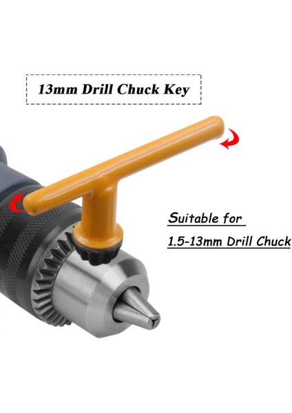 5 Pcs Yedek Matkap Chuck Anahtar Anahtarı Elektrikli Matkap Kelepçe Aracı (Chuck Çapı 20MM/16MM/13MM/10MM/6MM) (Yurt Dışından) fırsatları
