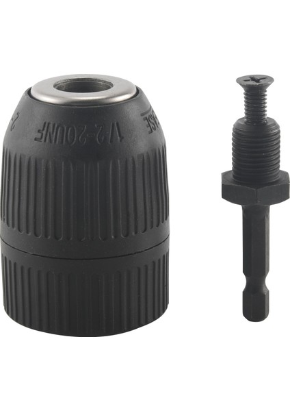 1/2inch Anahtarsız Matkaplı Matkap Matkap Drill Chuck Adaptörü Darbe Sürücüsü Hızlı Bağlantı (Yurt Dışından)