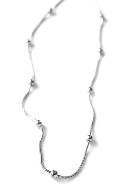 Litaetrend Top Zincir Kolye - Gümüş