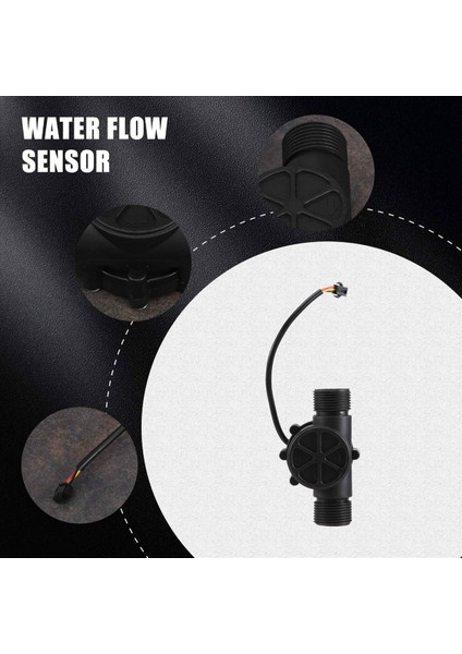 Su Akış Sensörü DN25 DC3.5-24V 1 Inç 2-100L/DAK Hall Debimetre (Yurt Dışından) indirimleri