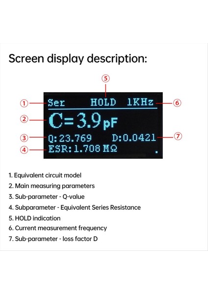 M181 Dijital Lcr Test Cihazı Kiti (Yurt Dışından) fiyatları