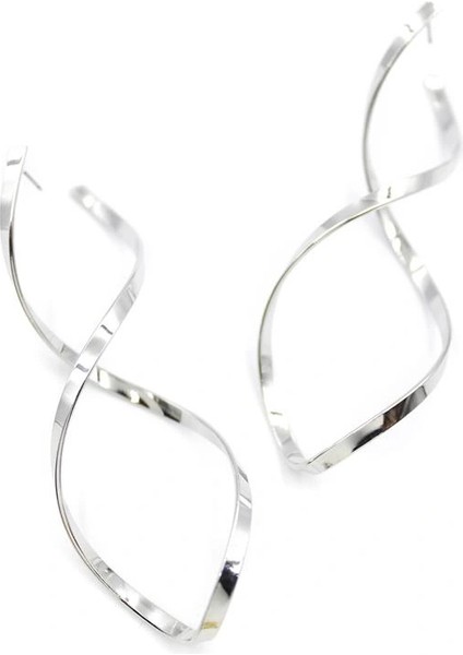 Litaetrend Dalgalı Küpe - Gümüş fiyatları