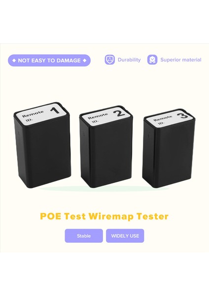 ET618 Ağ Kablosu Test Cihazı Kimlik Eşleme Aracı (A) (Yurt Dışından) indirimleri