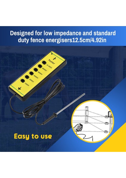 Çit Gerilim Test Cihazı Çiftlik Çiti Elektrikli Güneş Enerjisi (Yurt Dışından) fırsatları