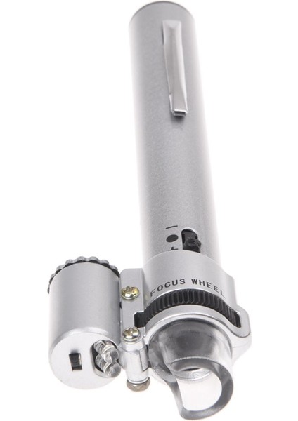 100X Mücevher Mücevher Elde Taşınabilir Cep LED Işıkları Miniskop Büyüteç Kalem Yakınlaştırma (Yurt Dışından) fırsatları