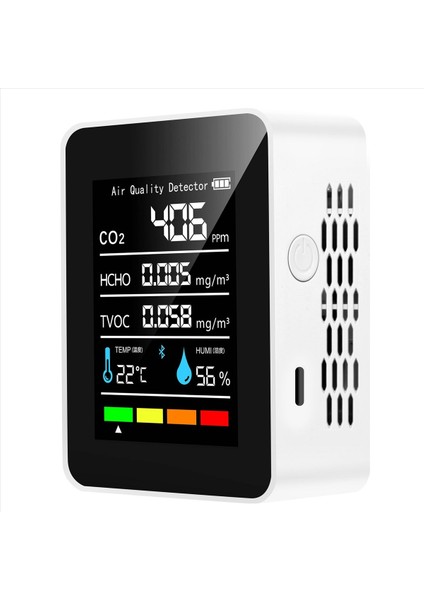 5'i 1 Arada Co2 Ölçer Dijital Sıcaklık ve Nem Test Cihazı Karbondioksit-B (Yurt Dışından) fiyatları
