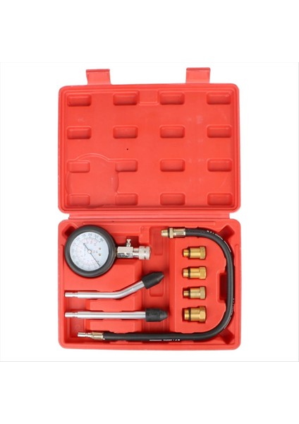 M10, M12, M14, M18 Adaptörlü Benzinli Motor Kompresyon Ölçeri (Yurt Dışından)