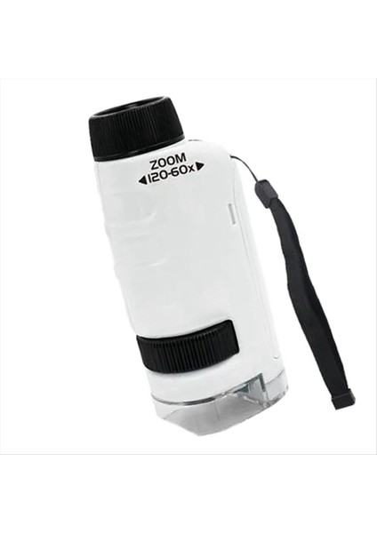 Minilabsters Miniskop Çocuklar, Mini Labsters Taşınabilir Mikroskop (Beyaz) (Yurt Dışından)