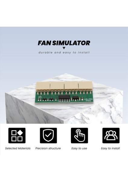 Antminer All Miner S19 Için 4 Pinli Tak ve Çalıştır Fan Simülatörü Emülatörü (Yurt Dışından) fırsatları