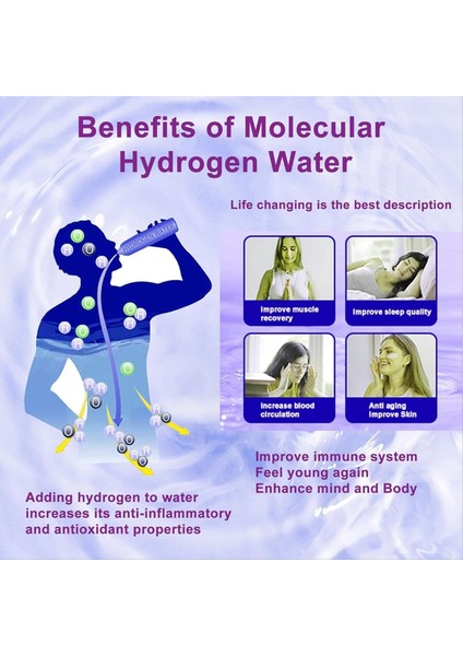 Hidrojen Su Şişesi Test Ölçer, 3'ü 1 Arada H2/orp/sıcaklık Dijital Test Cihazı (Yurt Dışından) modelleri