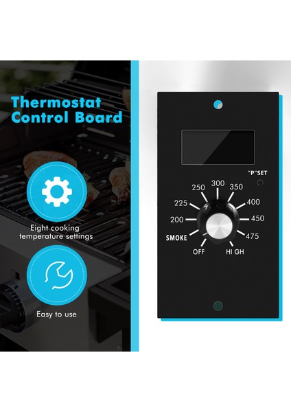 Termostat Kontrol Kartı, PB700, 340, 440, 820 ve Bbq ile Uyumludur (Yurt Dışından) fırsatları