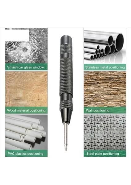 Ayarlanabilir Yay Basıncı Ağır Hizmetçi Otomatik Merkez Yumruk Yay Yüklü Metal Ahşap Pres Diş Işareti 2 Adet (Yurt Dışından) indirimleri