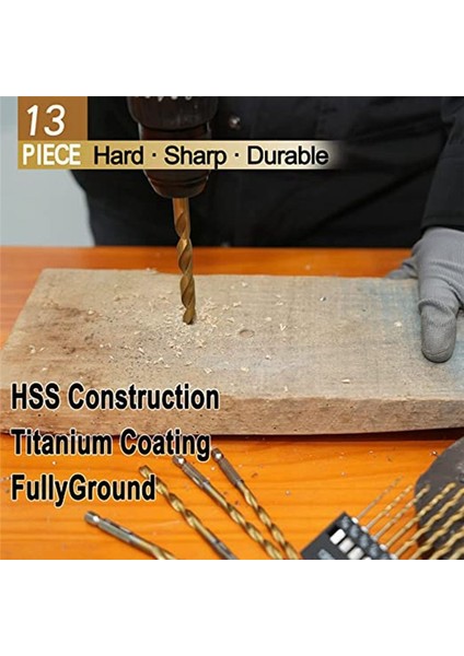 Titanyum Hex Matkap Bit Seti 135 Derece Ipucu Hss Metal Için Etki Matkap Bit Seti Ahşap Hızlı Değişim Tasarımı (Yurt Dışından) fırsatları