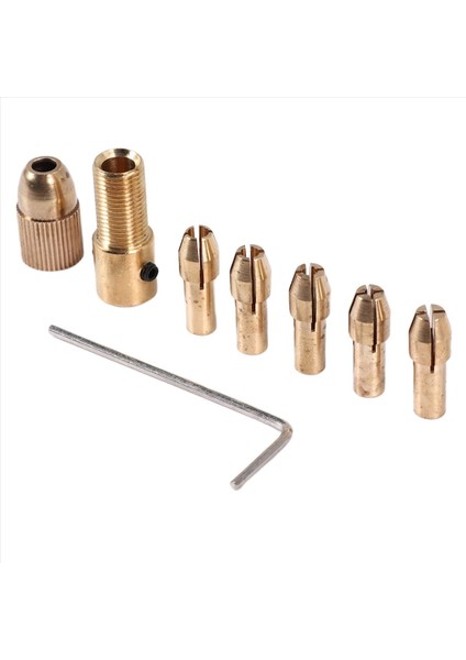 8pcs 0 5-3mm Küçük Elektrikli Matkap Bit Kolet Mini Twist Chuck Tool Kit (Yurt Dışından) fiyatları