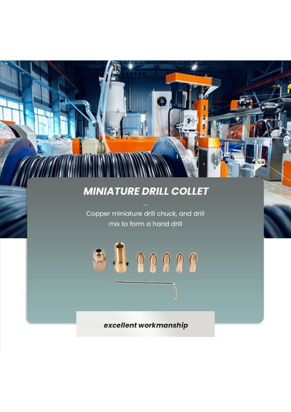 8pcs 0 5-3mm Küçük Elektrikli Matkap Bit Kolet Mini Twist Chuck Tool Kit (Yurt Dışından) modelleri