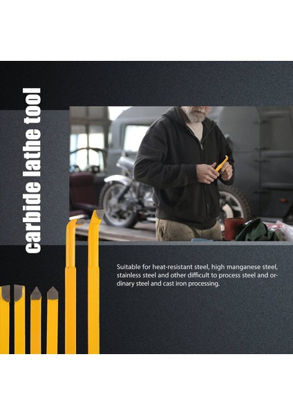 9pcs/set Yw1 Karbür Lehçeli Uçlu Uçlu Torna Kesici Aletleri 8X8MM Kana Yüksek Sertlik Döndürme Freze Kaynağı Biti (Yurt Dışından) fırsatları