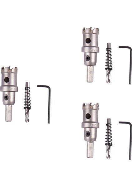3x Karbür Uçu Metal Kesici Paslanmaz Çelik Hss Matkap Bit Deliği Soyun Tavan Boyutu 25MM (Yurt Dışından)