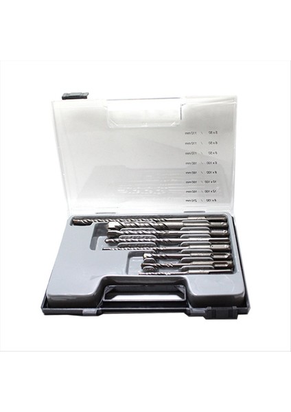 8 Parçalı Duvar Matkap Bitleri Seti Etki Matkap Bit Kombinasyonu Iki Çukur ve Iki Oluk Alaşım Beton Duvar Açılış (Yurt Dışından) fiyatları