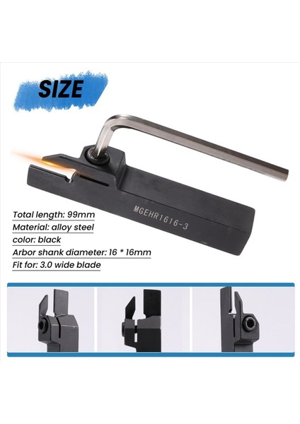 MGEHR1616-3 Torna Kesme Kesme Boşaltma Aleti MGMN300 Için Cnc Ekleyin (Yurt Dışından) fırsatları