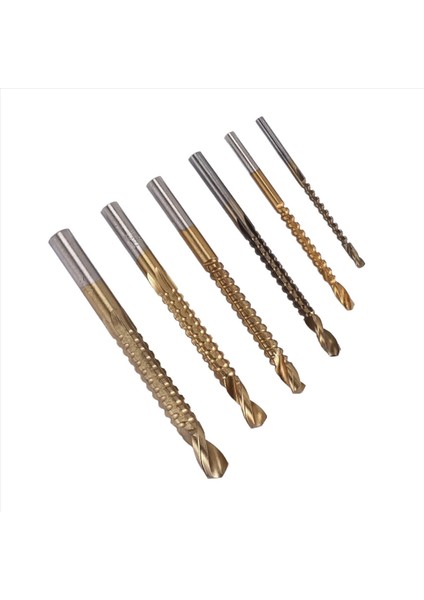 6pcs Kobalt Matkap Bit Set Delik Testere Kanal Seti Ahşap Işleme Testere Dişli Matkap Yuvalı Matkap (Yurt Dışından) fiyatları
