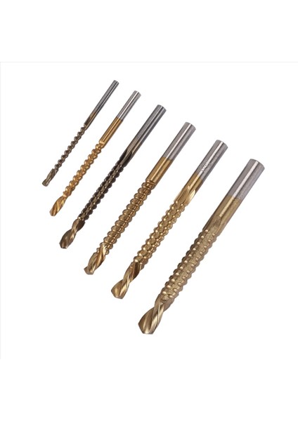 6pcs Kobalt Matkap Bit Set Delik Testere Kanal Seti Ahşap Işleme Testere Dişli Matkap Yuvalı Matkap (Yurt Dışından) modelleri
