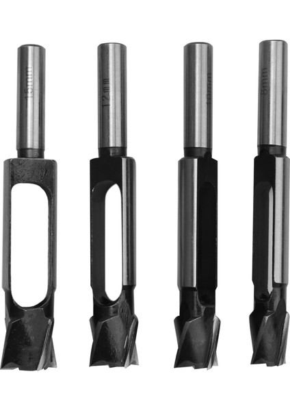 4 Pcs/set Tenon Dübel Fiş Kesici Maker Konuk Sıkıştırılmış Fiş Kesiciler 8mm 10MM 12MM 15MM Cork Matkap (Yurt Dışından)