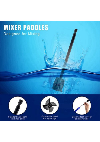 Reçine Için Mikser Ek Matkap 10 Epoksi Reçine Paketi Mikser Reçine Reçine Karıştırma Boya Karıştırma Için Spiral Karıştırıcı (Yurt Dışından) fırsatları