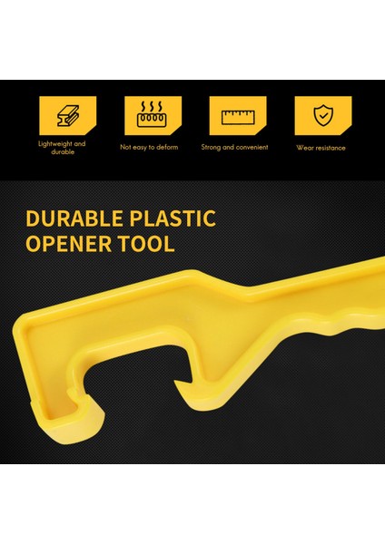 5 Galonluk Plastik Kovalar ve Küçük Kova-Sarı Dayanıklı Plastik Açıcı Aracı Üzerinde Kova Kapağı Anahtarı/asansör Kapakları (Yurt Dışından) fırsatları
