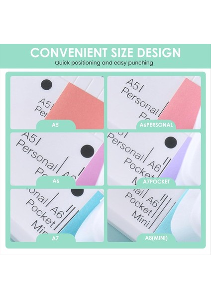 Kw-Trio Gevşek Yaprak Deliği Punch Günlük Planlayıcı Ayarlanabilir 3 Delikli Kağıt Puncher A5 8 Sayfa Kapasite Defter Scrapbook (Yurt Dışından) fiyatları