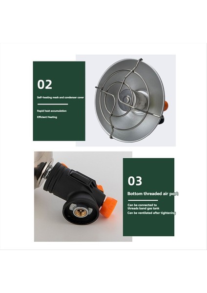 Açık Hava Taşınabilir Isıtıcı Kamp Gaz Küçük Güneş Kış Dış Mekan Seyahat Isıtma ve Kurtarma Ekipmanları (Gaz Tankı Olmadan) (Yurt Dışından) fiyatları